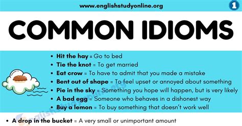 obscure idioms|100 most common idioms.